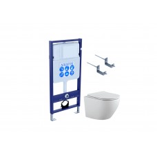 Комплект инсталляции с подвесным унитазом AQUATEK с сиденьем Set AQUATEK ЕВРОПА-KKI2 Комплект инсталляции с подвесным унитазом AQUATEK с сиденьем Set AQUATEK ЕВРОПА-KKI2